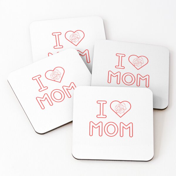 Item preview, Love Mom – Heartfelt Mother Appreciation Design" designed and sold by Fouziaart08.
