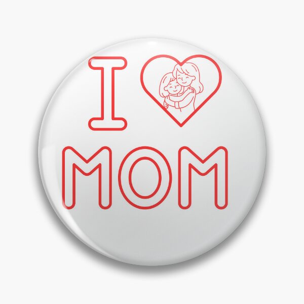 Item preview, Love Mom – Heartfelt Mother Appreciation Design" designed and sold by Fouziaart08.