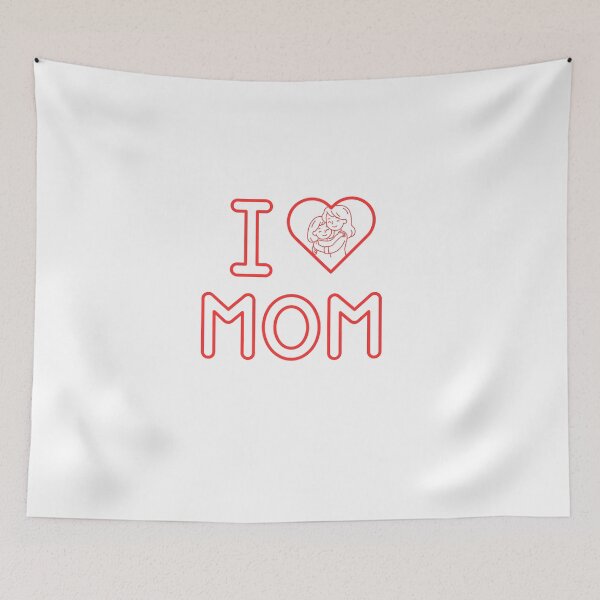 Item preview, Love Mom – Heartfelt Mother Appreciation Design" designed and sold by Fouziaart08.