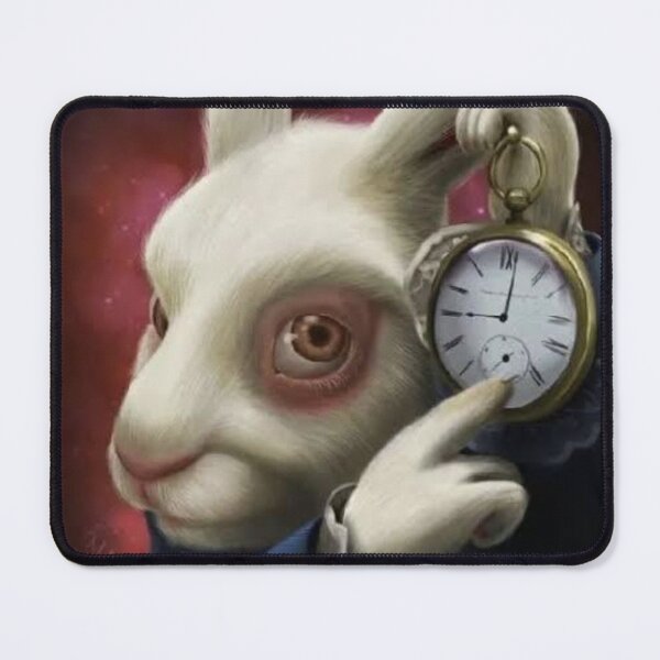 Item preview, White Rabbit Clock Tiktok Meme designed and sold by endofjunestudio.