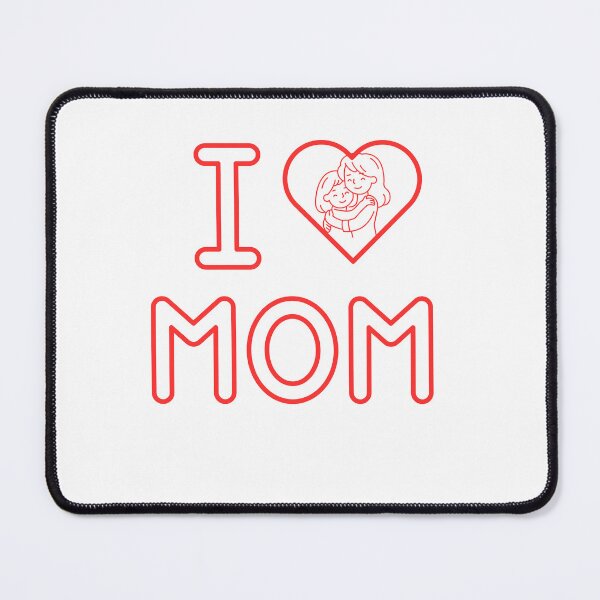 Item preview, Love Mom – Heartfelt Mother Appreciation Design" designed and sold by Fouziaart08.