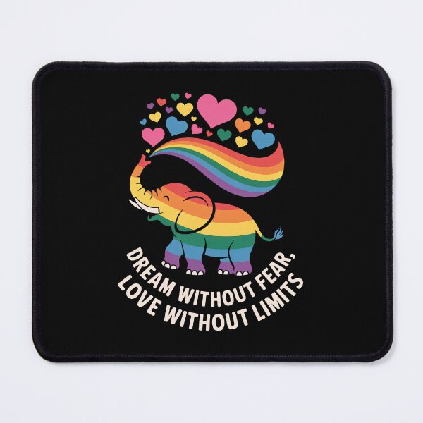 Item preview, Dream without fear love without limits Elephant Pride designed and sold by SIGORDESIGN.