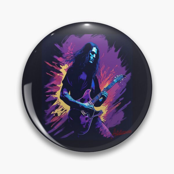 Item preview, "Chuck Schuldiner: Pop Art Metal Legend" designed and sold by Artisticanvas.