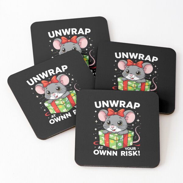 Item preview, XMAS MOUSE Unwrap at Your Own Risk designed and sold by Uglyandcute.
