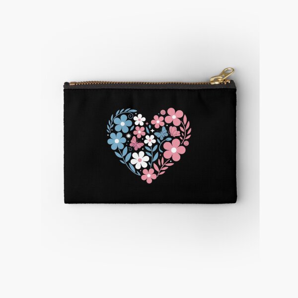 Item preview, Flower Transgender Rights Floral Heart Pride Trans Flag LGBT designed and sold by SIGORDESIGN.