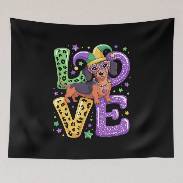 Item preview, Mardi Gras Dog Apparel Chihuahua Love Mom Dad Lovers designed and sold by SIGORDESIGN.