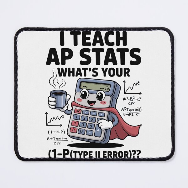 Item preview, I Teach AP Stats Funny Superpower Teacher designed and sold by Sandrhaus.