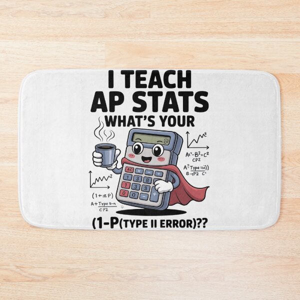 Item preview, I Teach AP Stats Funny Superpower Teacher designed and sold by Sandrhaus.