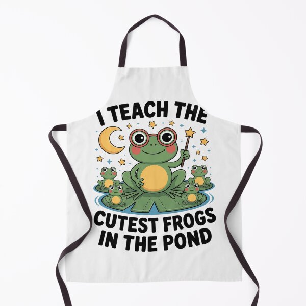 Item preview, I Teach The Cutest Frogs in The Pond,Back to School for designed and sold by Sandrhaus.