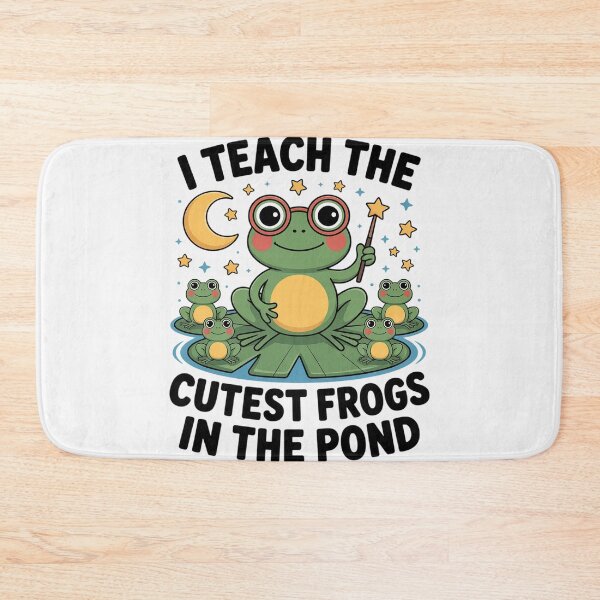 Item preview, I Teach The Cutest Frogs in The Pond,Back to School for designed and sold by Sandrhaus.
