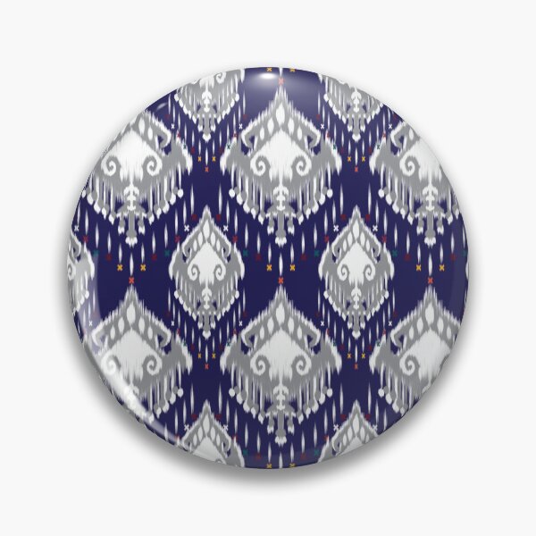 Item preview, Ikat seamless pattern inspired by traditional woven and tie-dye techniques designed and sold by Line-Aura.