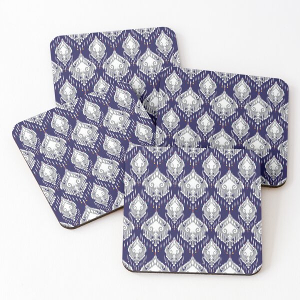 Item preview, Ikat seamless pattern inspired by traditional woven and tie-dye techniques designed and sold by Line-Aura.