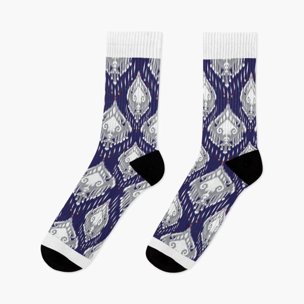 Item preview, Ikat seamless pattern inspired by traditional woven and tie-dye techniques designed and sold by Line-Aura.