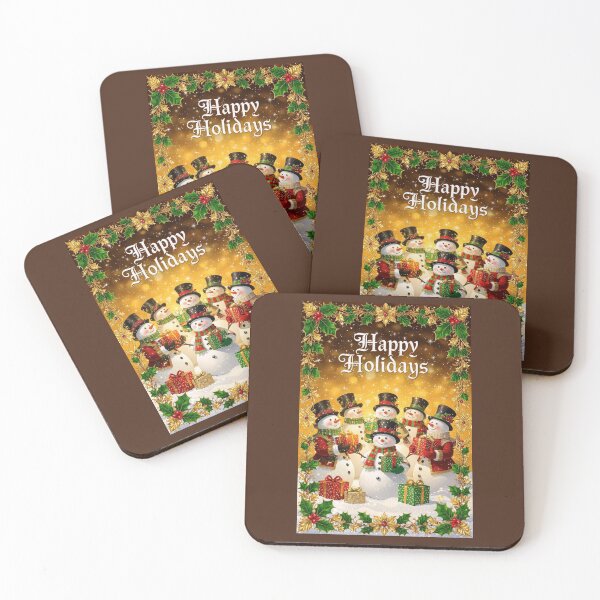 Item preview, Snowmen & Holly - Happy  Holidays designed and sold by DesignsByPrnces.