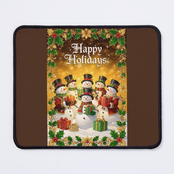 Item preview, Snowmen & Holly - Happy Holidays designed and sold by DesignsByPrnces.