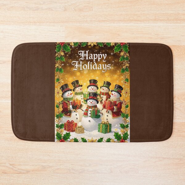 Item preview, Snowmen & Holly - Happy  Holidays designed and sold by DesignsByPrnces.
