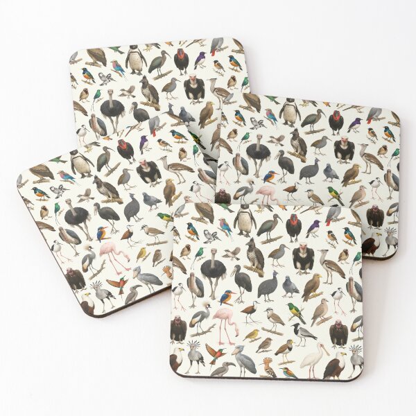 Item preview, Birds of Africa Retro  Animal Wildlife Chart designed and sold by kakarikihill.