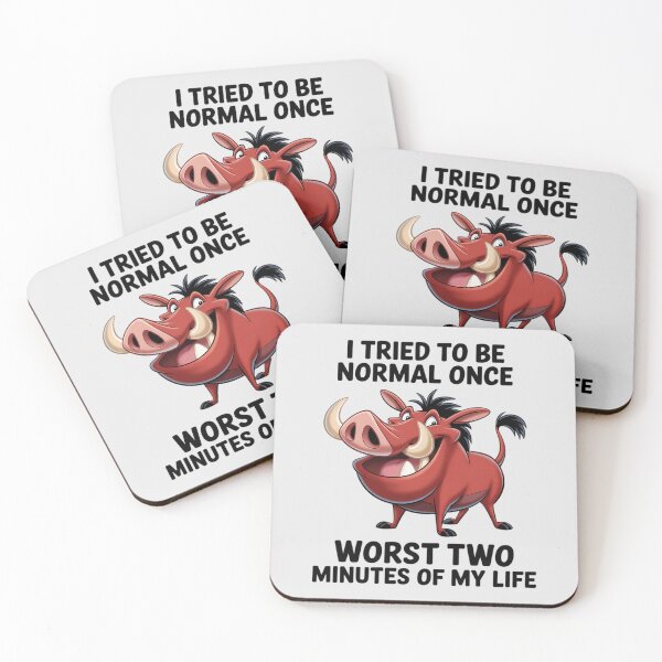 Item preview, I Tried to Be Normal Once Worst Two Minutes of My Life designed and sold by Sandrhaus.
