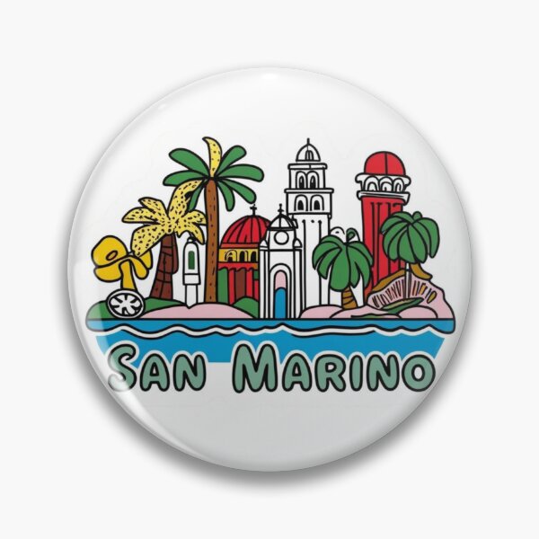 Item preview, San Marino | Retro Vintage European Badge designed and sold by KiValuate.