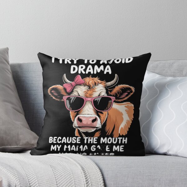 Item preview, i Try to Avoid Drama Because The Mouth My Mama gave me designed and sold by Sandrhaus.