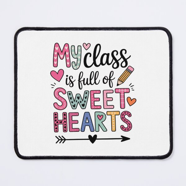 Item preview, My Class Full Of Sweet Hearts Valentine's Day Teacher Valentines Teacher designed and sold by SIGORDESIGN.