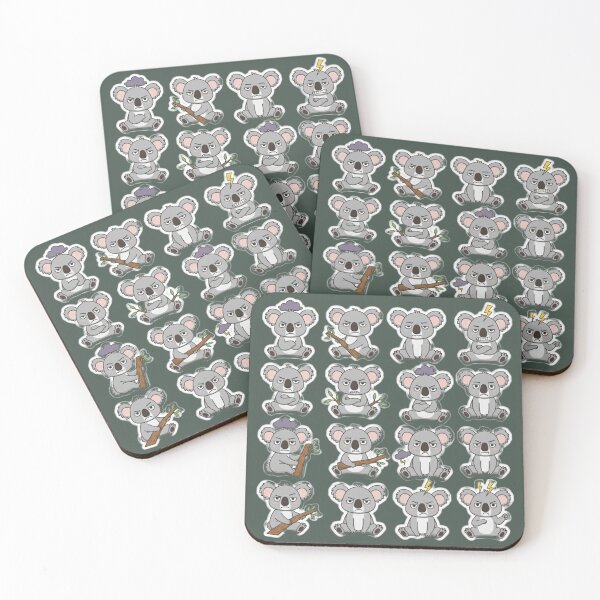 Item preview, Stream of grumpy koalas designed and sold by HoloInverse.