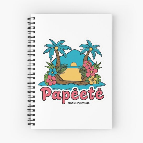 Item preview, Papeete Tahiti | Retro Polynesian Island Badge designed and sold by KiValuate.