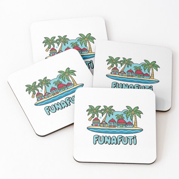 Item preview, Funafuti Atoll Tuvalu | Retro Vintage Island Badge designed and sold by KiValuate.