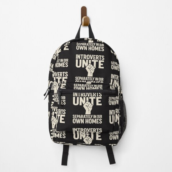 Item preview, Introverts Unite Separately – Funny Minimalist Introvert Quote T-Shirt designed and sold by UrbanHype-Co.