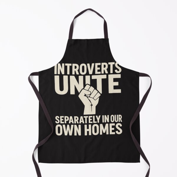 Item preview, Introverts Unite Separately – Funny Minimalist Introvert Quote T-Shirt designed and sold by UrbanHype-Co.