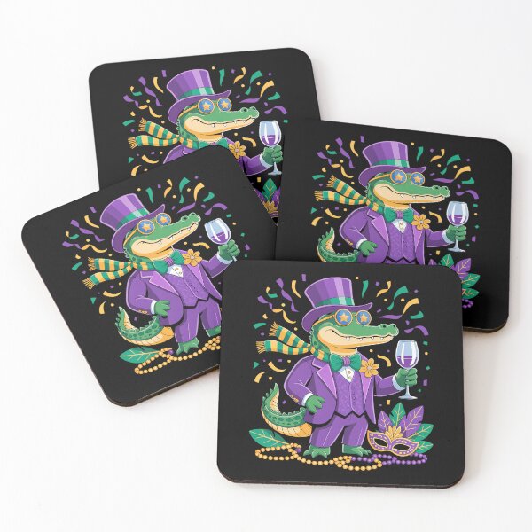 Item preview, Mardigator Mardi Gras Alligator designed and sold by CruelShadesSt.