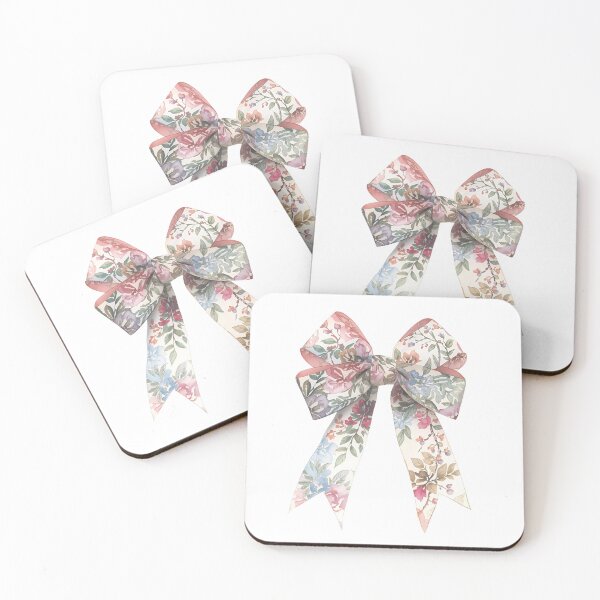Item preview, Floral Bow • Coquette Aesthetic • Girly Vintage Bow Design designed and sold by Allie E.
