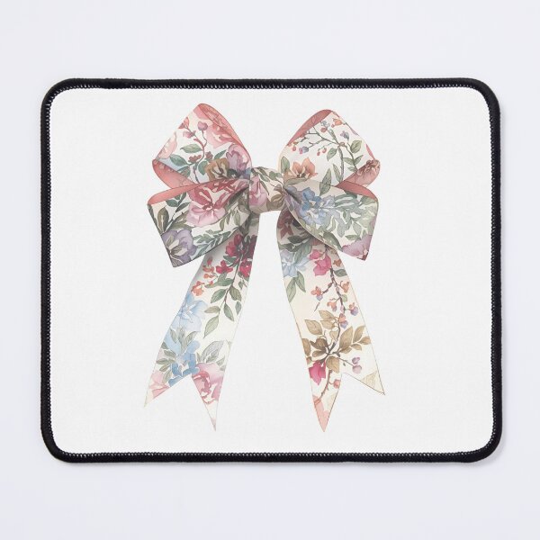 Item preview, Floral Bow • Coquette Aesthetic • Girly Vintage Bow Design designed and sold by Allie E.
