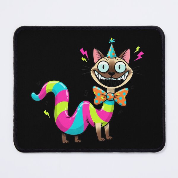 Item preview, Abstract Wavy Siamese Cat Meme - Funny Distorted Pet Art GraphI designed and sold by Siamcatshop.