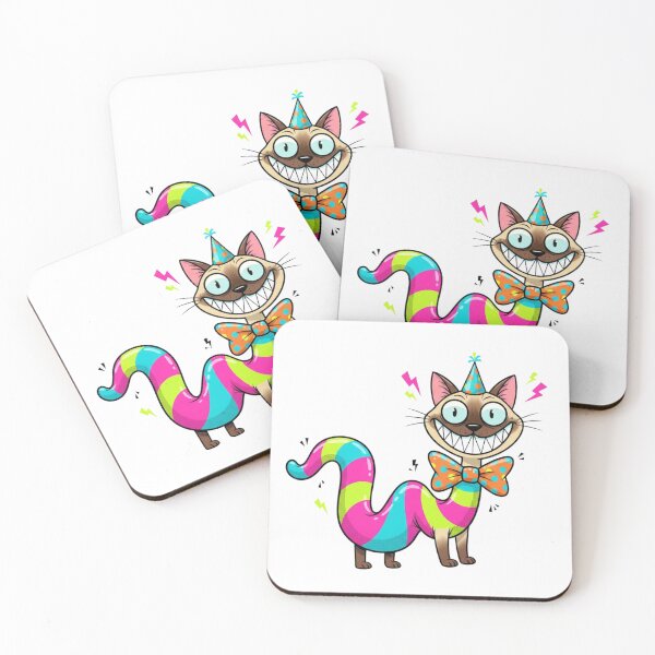 Item preview, Abstract Wavy Siamese Cat Meme - Funny Distorted Pet Art GraphI designed and sold by Siamcatshop.