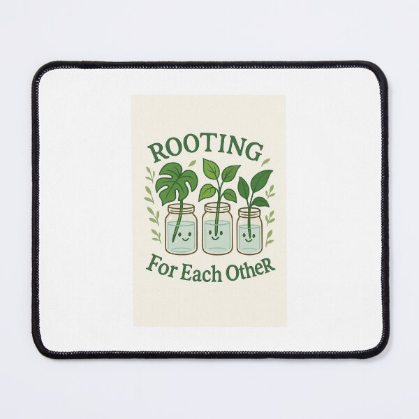 Item preview, Rooting For Each Other – Cute Plant Propagation Sticker for Plant Lovers designed and sold by WhimsyByPaul.redbubble.com.