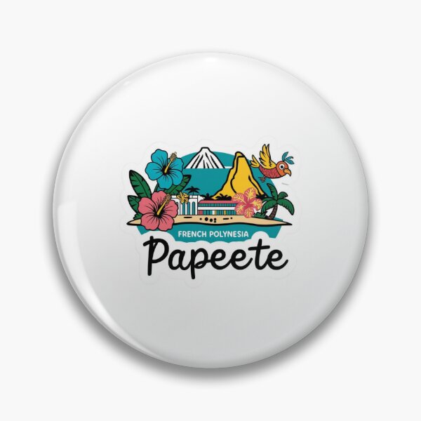 Item preview, Papeete French Polynesia Map | Minimalist Island Outline Art designed and sold by KiValuate.