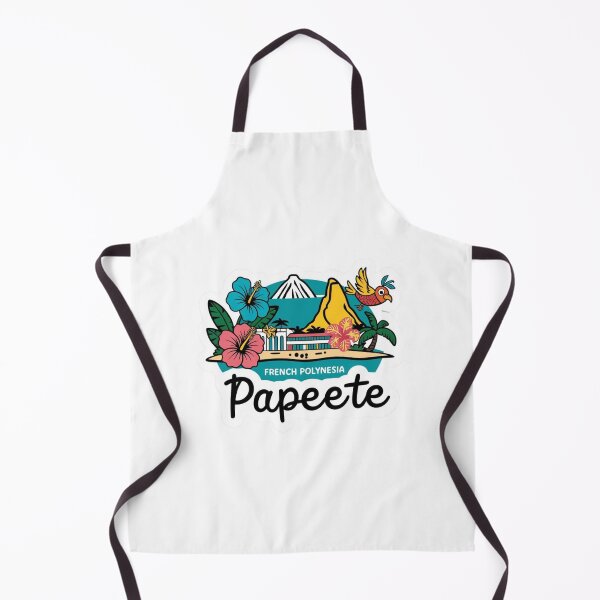 Item preview, Papeete French Polynesia Map | Minimalist Island Outline Art designed and sold by KiValuate.