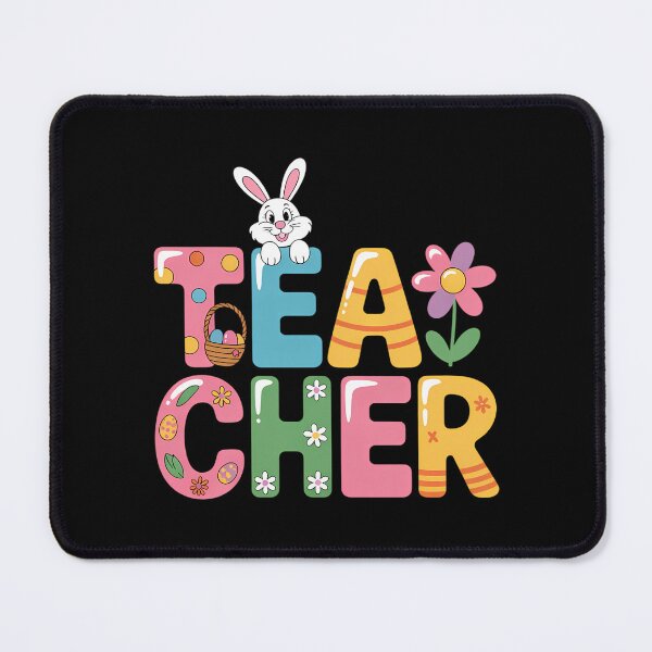 Item preview, Cute Teacher Bunny Ears & Paws Easter Eggs Easter Day designed and sold by CruelShadesSt.