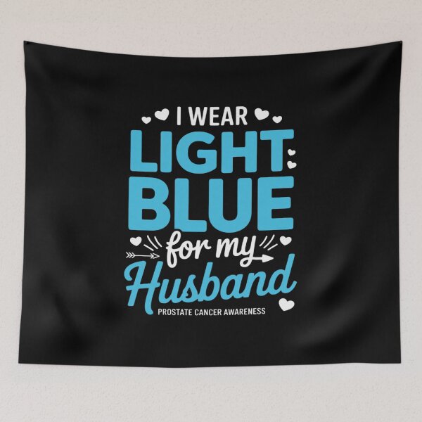 Item preview, I Wear Light Blue for My Husband Prostate Cancer Awareness designed and sold by ryukaizox1.