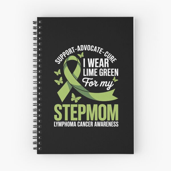 Item preview, I Wear Lime Green for Stepmom Lymphoma Cancer Awareness designed and sold by ryukaizox1.