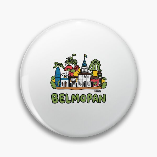 Item preview, Belmopan Belize Map Outline | Minimalist City Sticker designed and sold by KiValuate.