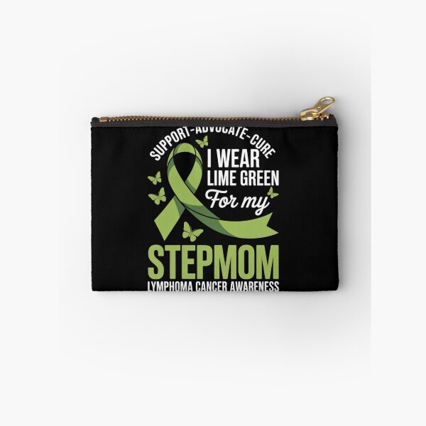 Item preview, I Wear Lime Green for Stepmom Lymphoma Cancer Awareness designed and sold by ryukaizox1.