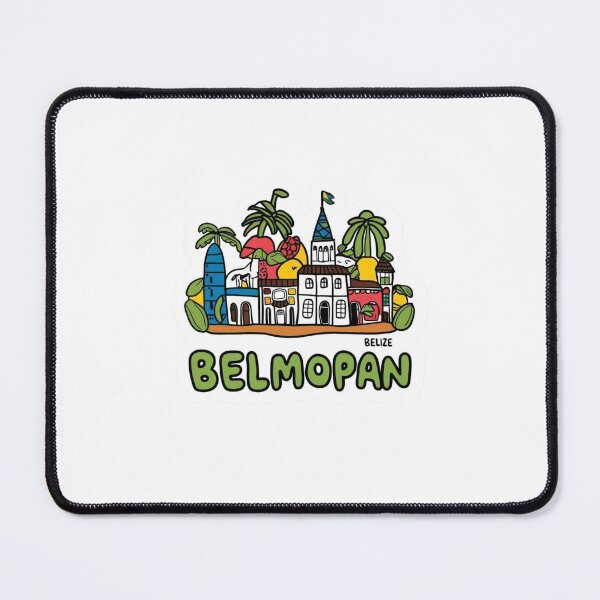 Item preview, Belmopan Belize Map Outline | Minimalist City Sticker designed and sold by KiValuate.