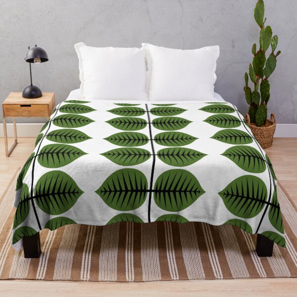 Item preview, Stig Lindberg Berså Retro Mod Leaves Scandiavian Design designed and sold by RetroMaggie.