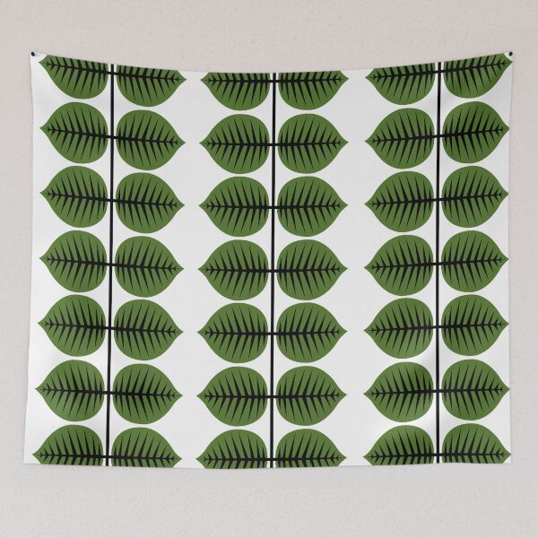 Item preview, Stig Lindberg Berså Retro Mod Leaves Scandiavian Design designed and sold by RetroMaggie.