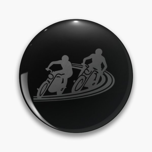 Item preview, Two motorbike riders turning in a race curve_22_Black Paint designed and sold by Aariq.