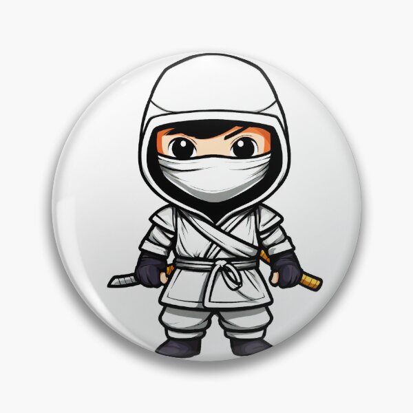 Item preview, Cute White Ninja Warrior designed and sold by Shop Arts & Design.