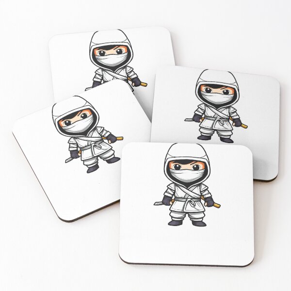 Item preview, Cute White Ninja Warrior designed and sold by Shop Arts & Design.