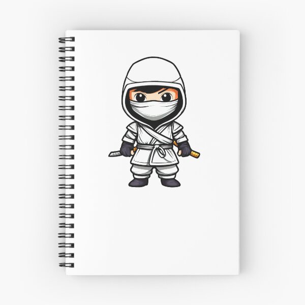 Item preview, Cute White Ninja Warrior designed and sold by Shop Arts & Design.